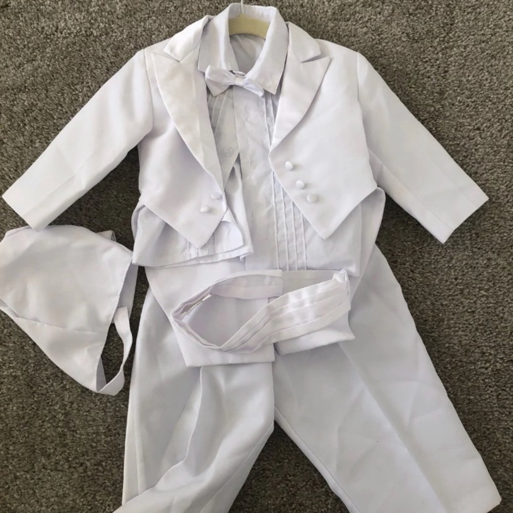 Boys White Tuxedo